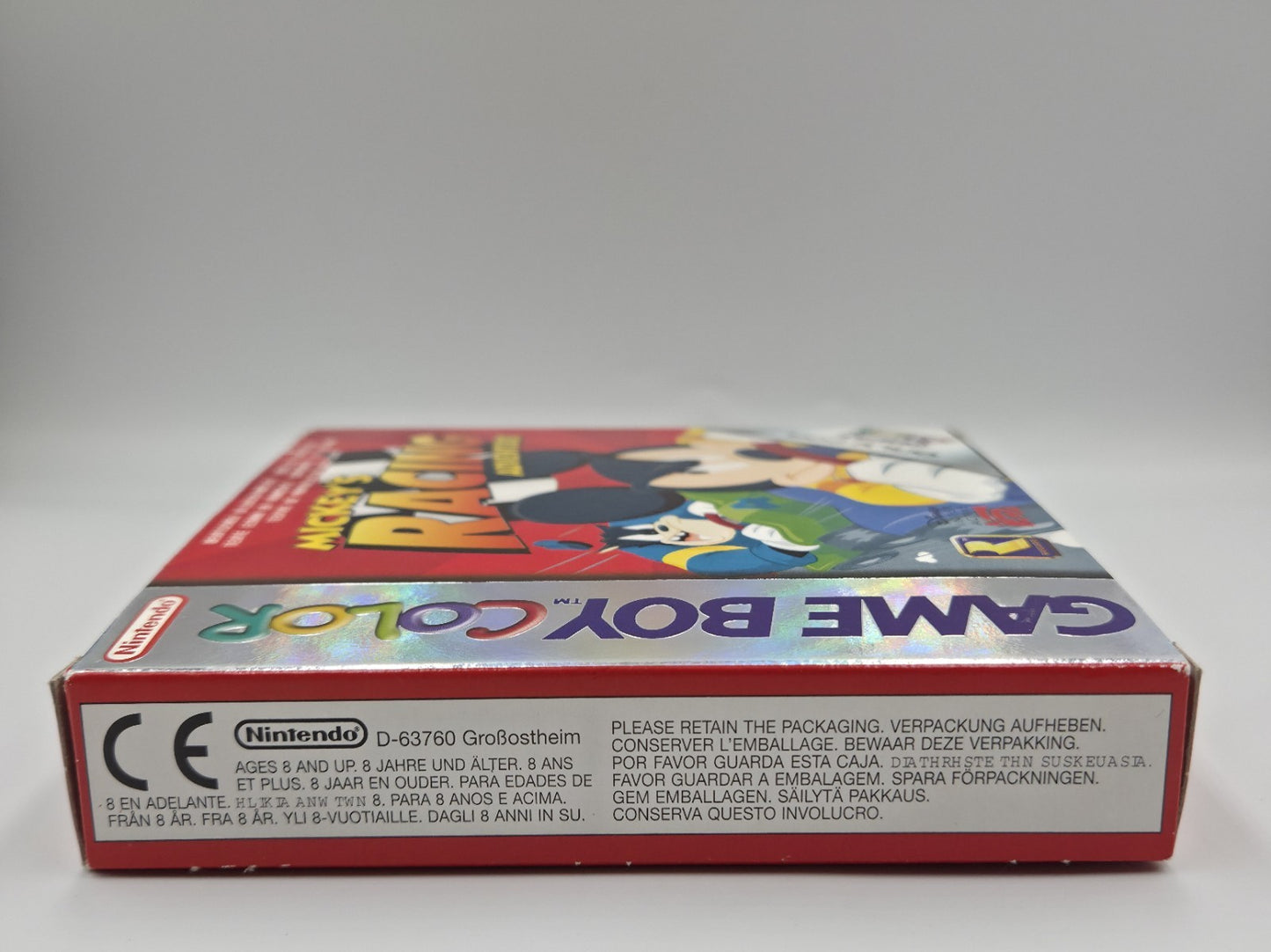 Nintendo Game Boy Color Mickey's Racing Adventure mit OVP und Anleitung EUR