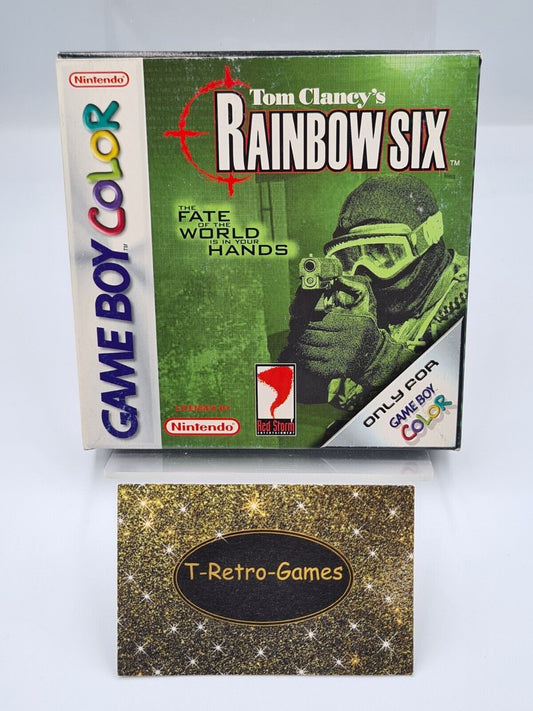Nintendo Game Boy Color Spiel Tom Clancy's Rainbow Six mit OVP und Anleitung EUR - T-Retro-Games 