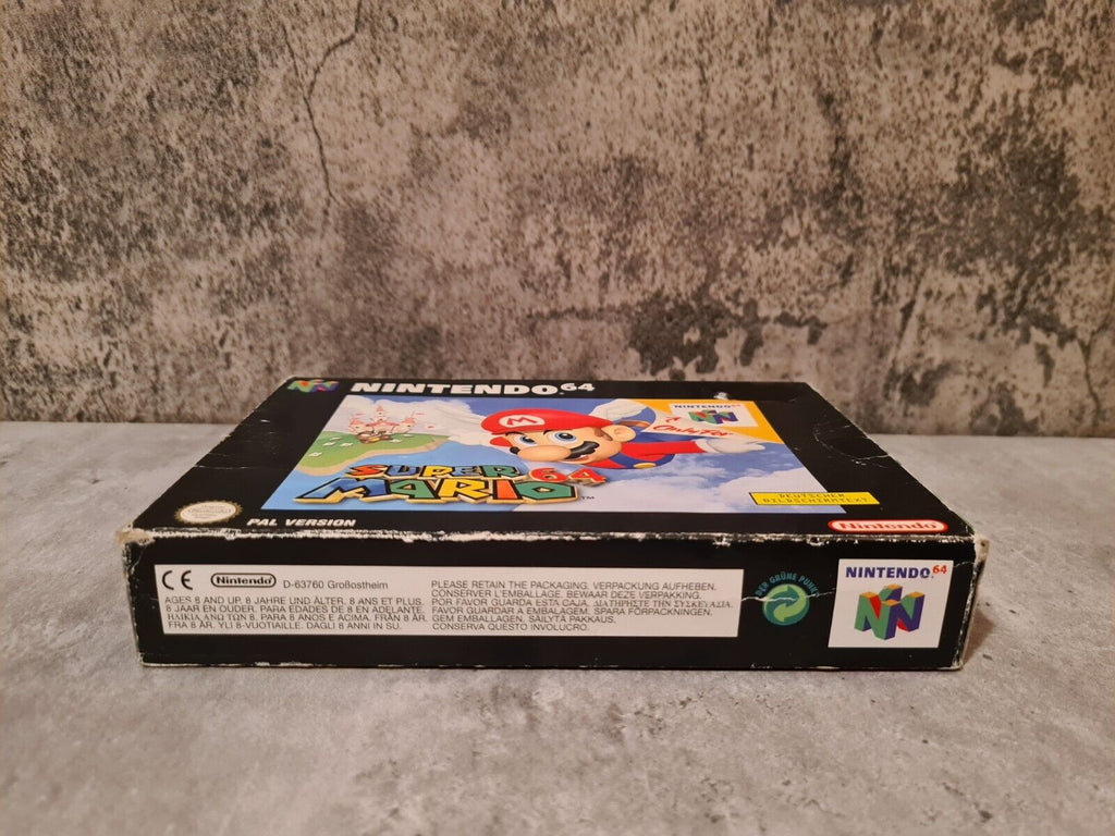 N64 Nintendo 64 Super Mario 64 mit OVP und Anleitung NOE - T-Retro-Games 