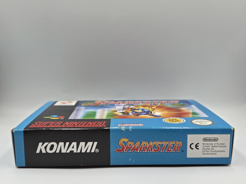 SNES Super Nintendo Spiel Sparkster mit OVP und Anleitung EUR