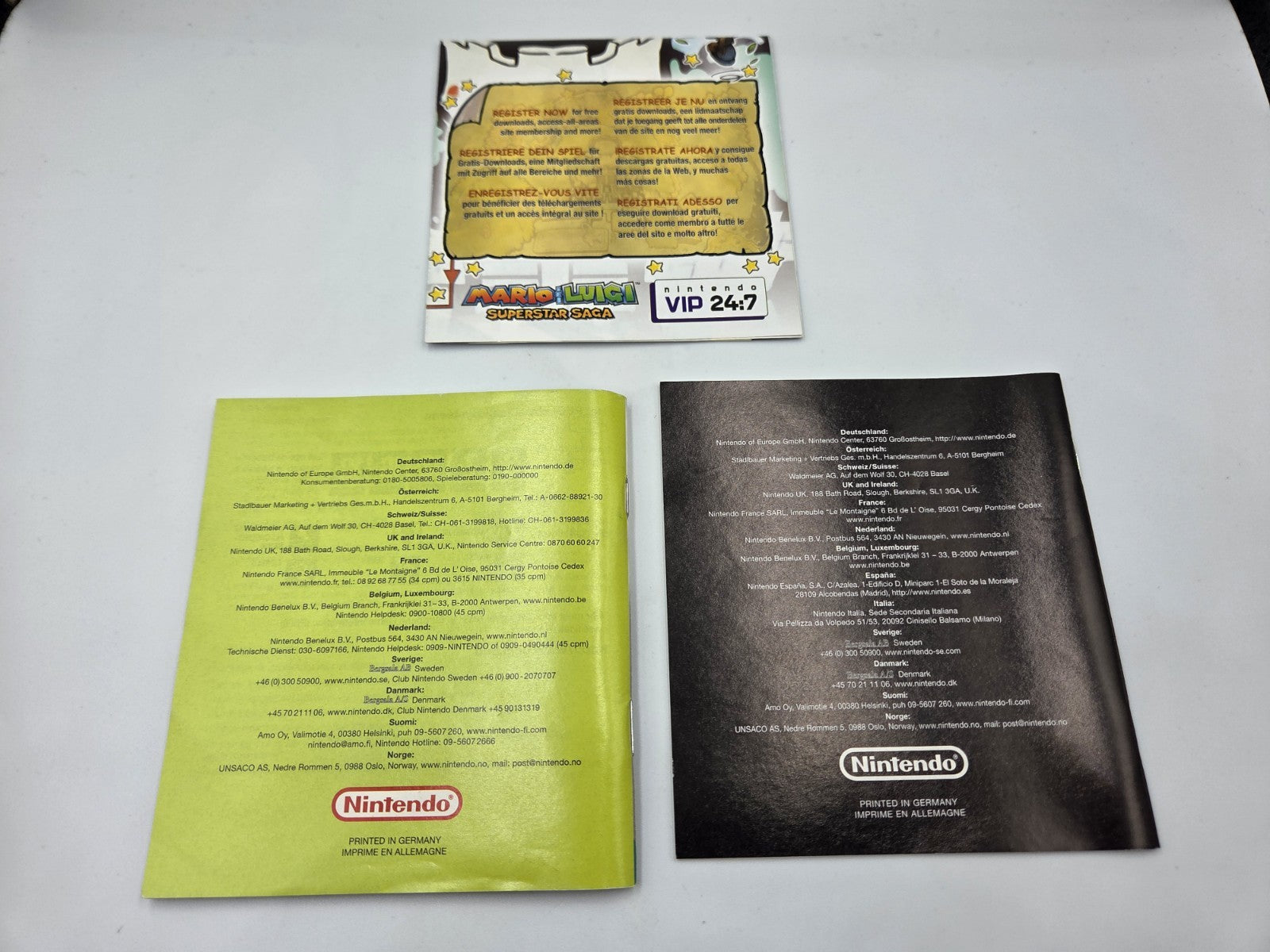 Nintendo Game Boy Advance Mario & Luigi Superstar Saga mit OVP und Anleitung EUR