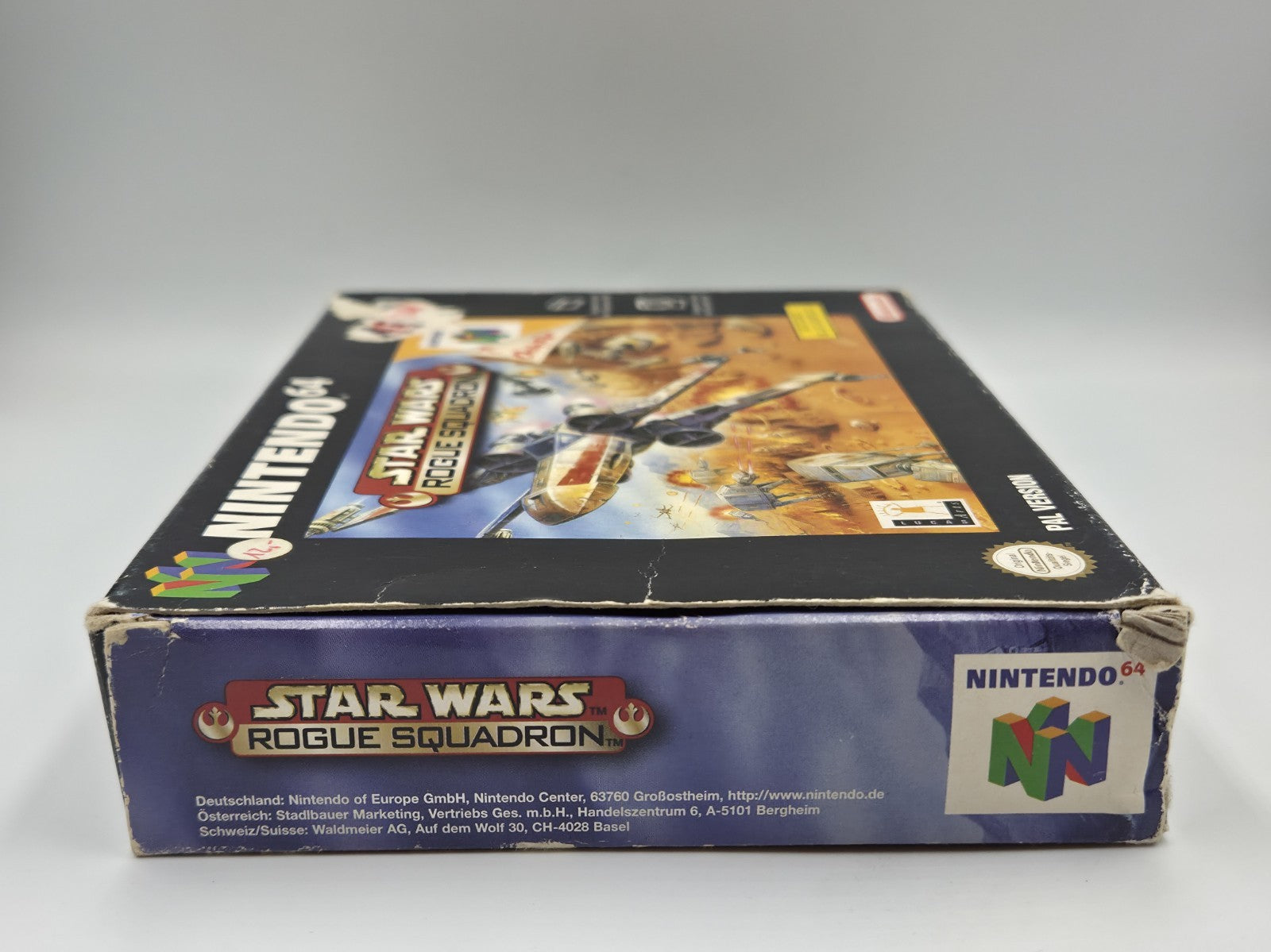 N64 Nintendo 64 Spiel Star Wars Rogue Squadron mit OVP und Anleitung NOE