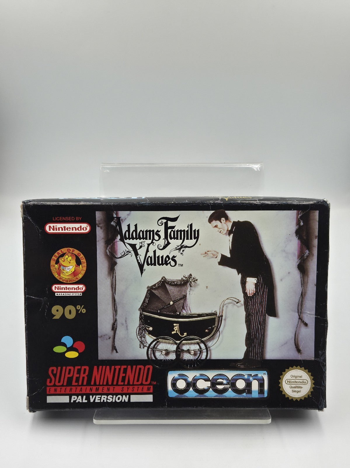 SNES Super Nintendo Spiel Addams Family Values mit OVP und Anleitung NOE
