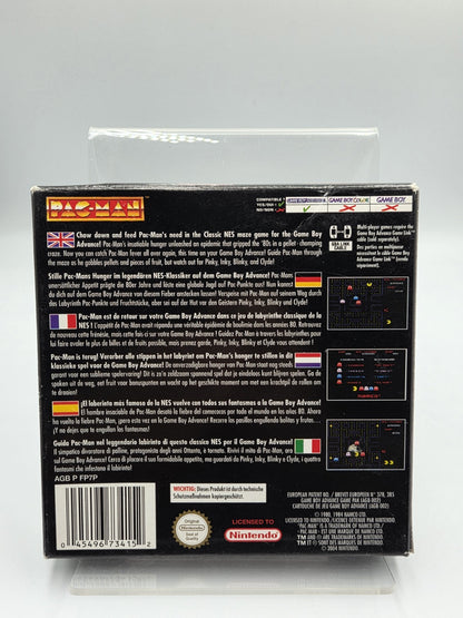 Nintendo Game Boy Advance Pac-Man NES Classics mit OVP und Anleitung EUR