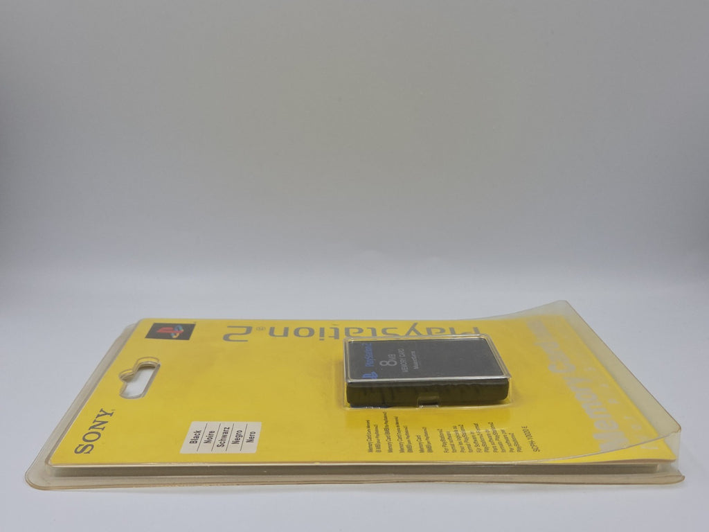 PS2 Sony Playstation 2 Memory Card Sealed Neu New Black Schwarz SCPH-10020 E
