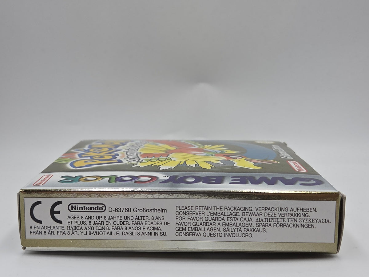Nintendo Game Boy Color Spiel Pokemon Goldene Edition mit OVP und Anleitung NOE