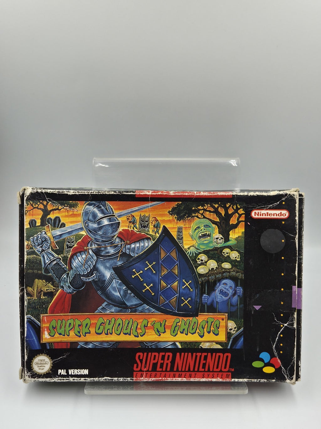 SNES Super Nintendo Spiel Super Ghouls 'N Ghosts  mit OVP und Anleitung NOE