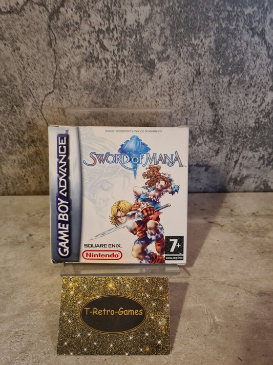 Nintendo Gameboy Advance Sword of Mana mit OVP und Anleitung EUR - T-Retro-Games 