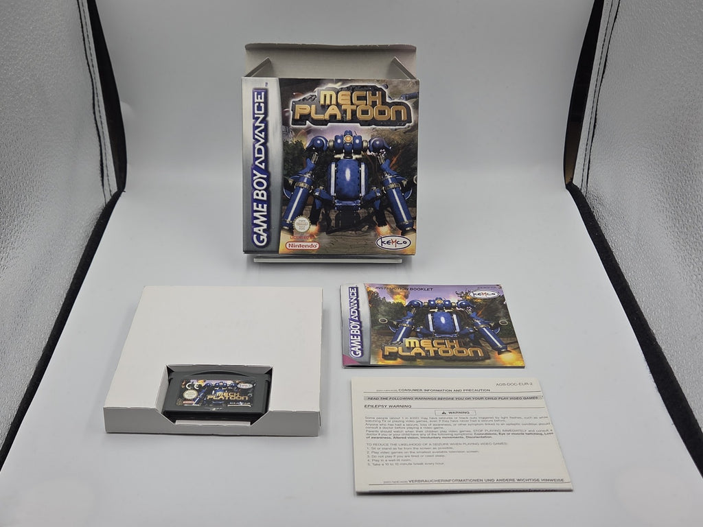 Nintendo Game Boy Advance Spiel Mech Platoon mit OVP und Anleitung EUR