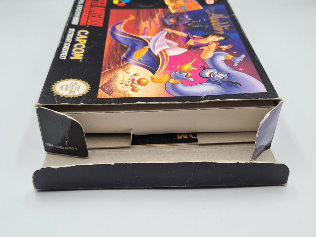 SNES Super Nintendo Disney's Aladdin mit OVP und Anleitung NOE/SFRG - T-Retro-Games 