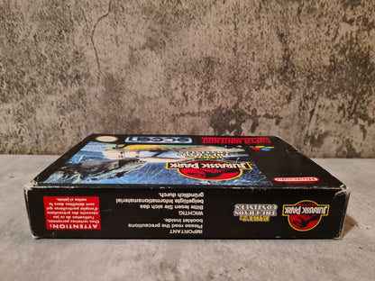 SNES Jurassic Park Part 2: The Chaos Continues mit OVP und Anleitung EUR - T-Retro-Games 