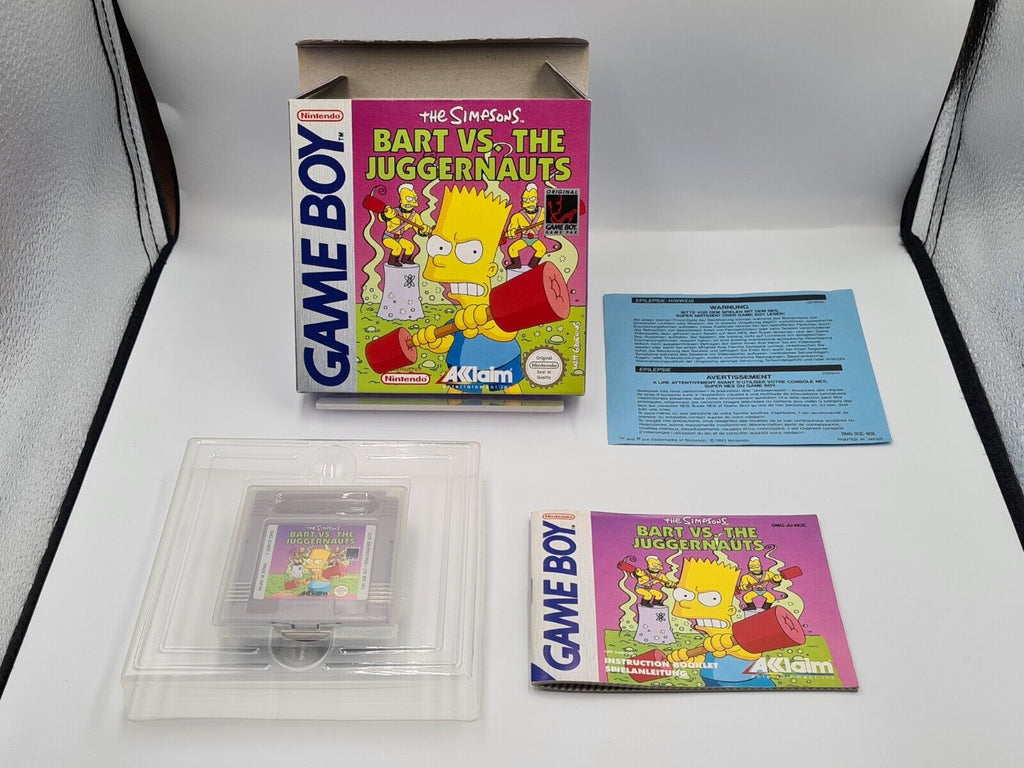 Nintendo Game Boy Classic Bart VS. The Juggernauts mit OVP und Anleitung NOE - T-Retro-Games 