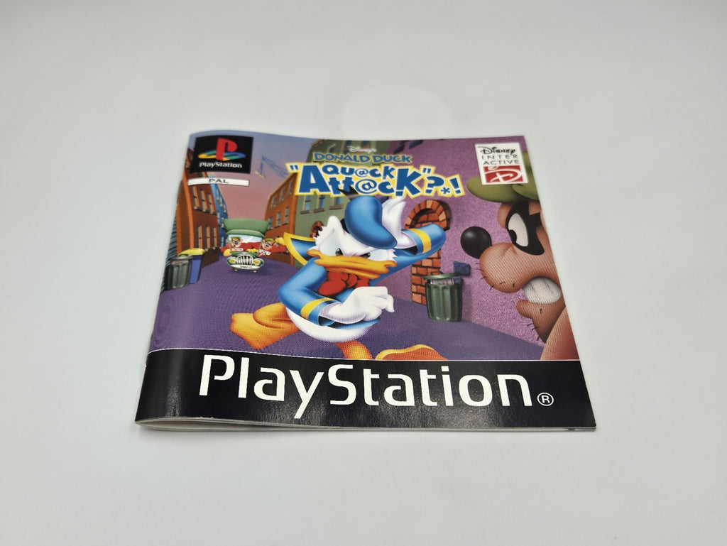 PS1 Spiel Disney's Donald Duck Quack Attack mit OVP und Anleitung Deutsch