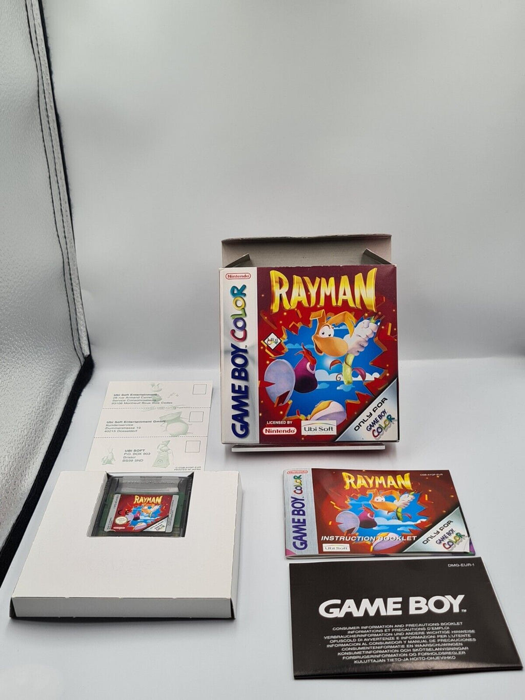 Nintendo Game Boy Color Spiel Rayman mit OVP und Anleitung EUR - T-Retro-Games 