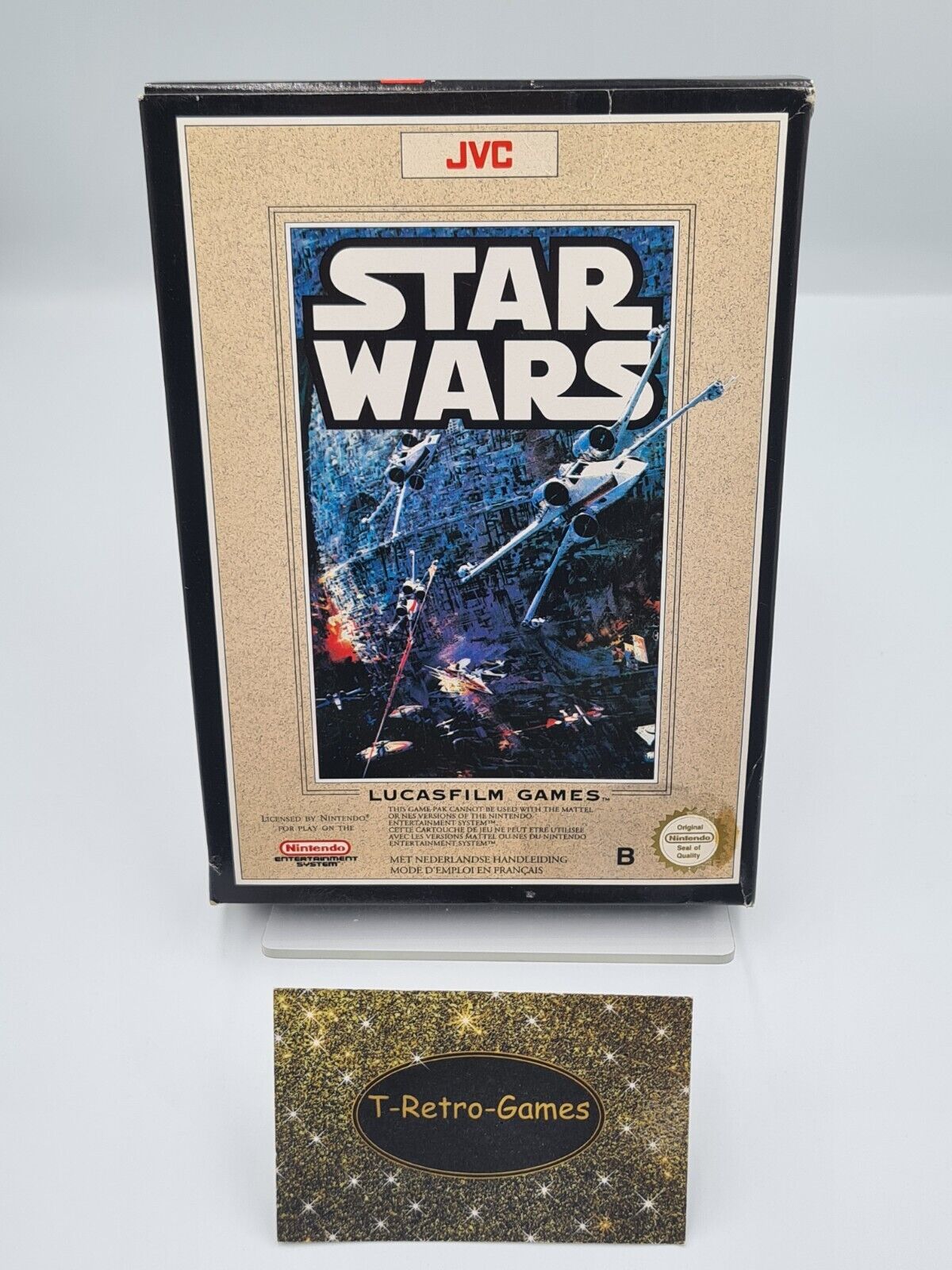 NES Star Wars mit OVP und Anleitung FRA - T-Retro-Games 