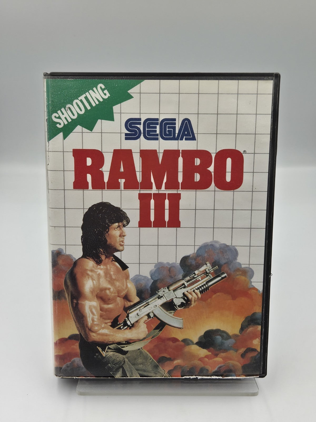 Sega Master System Spiel Rambo III mit OVP und Anleitung Multi Language 