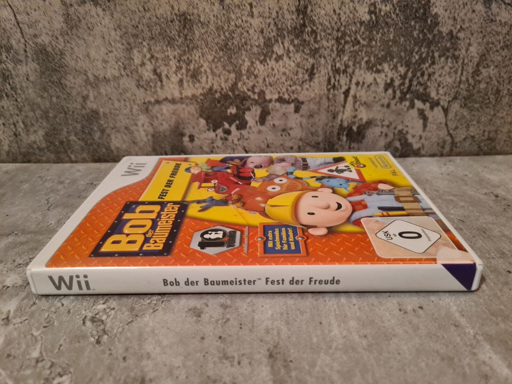 Nintendo Wii Spiel Bob der Baumeister Fest der Freude mit OVP und Anleitung NOE - T-Retro-Games 