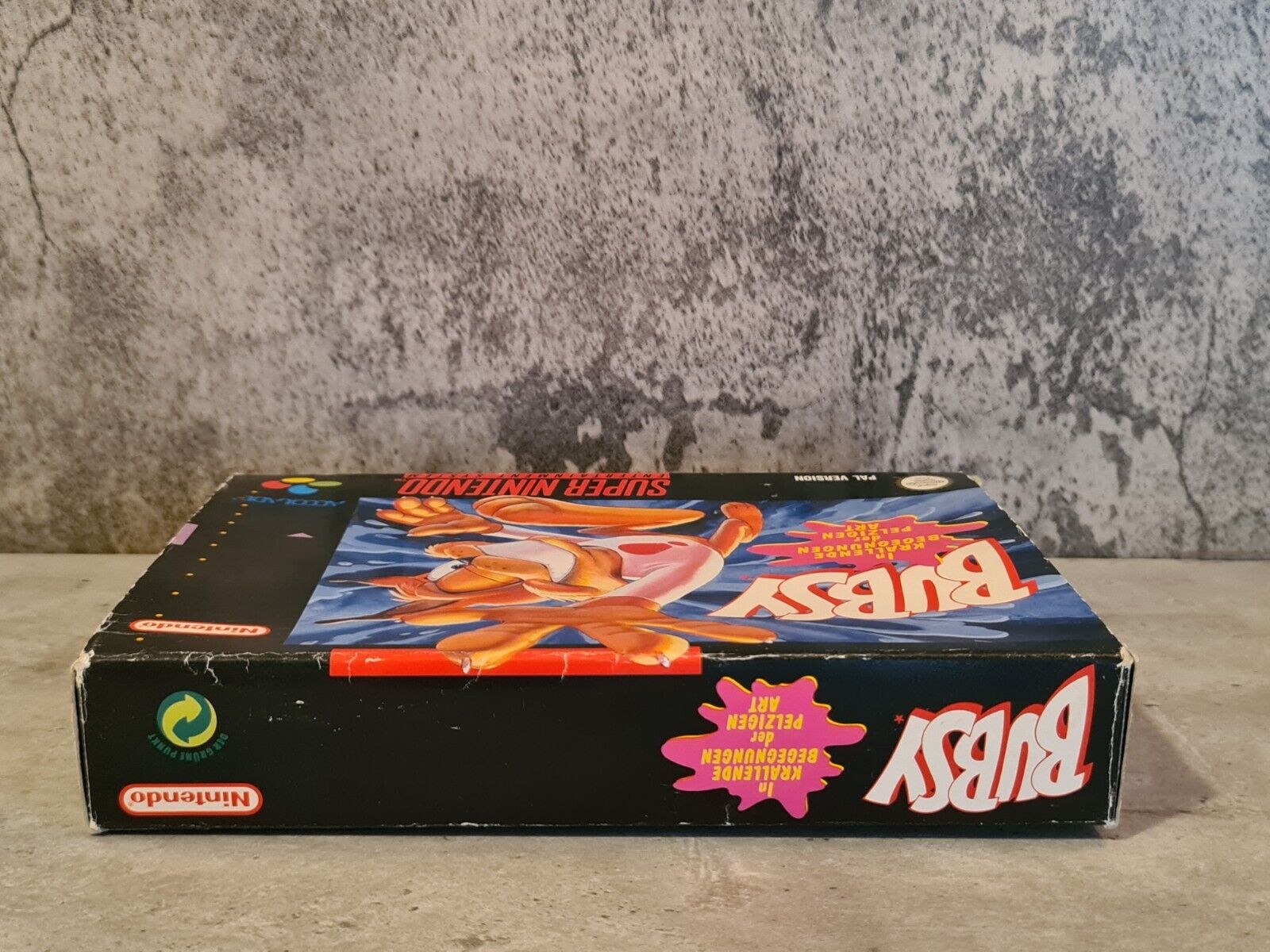 SNES Super Nintendo Bubsy mit OVP und Anleitung NOE - T-Retro-Games 