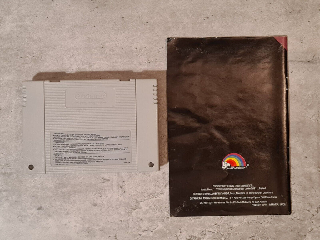 SNES Super Nintendo Beware The Ultimate Evil of Warlock + OVP und Anleitung EUR - T-Retro-Games 