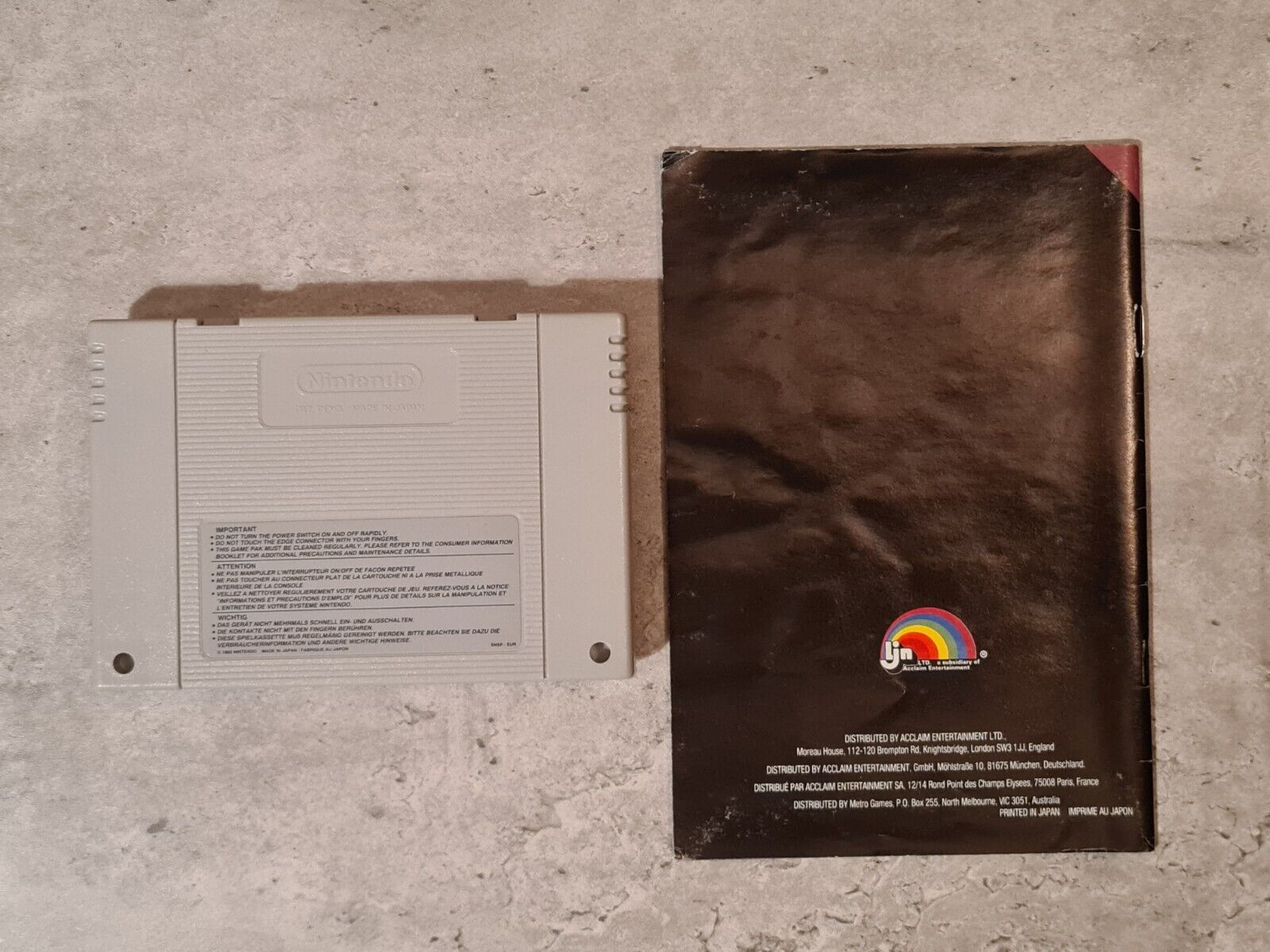 SNES Super Nintendo Beware The Ultimate Evil of Warlock + OVP und Anleitung EUR - T-Retro-Games 