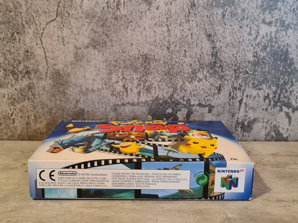 N64 Nintendo 64 Pokemon Snap mit OVP und Anleitung NOE - T-Retro-Games 