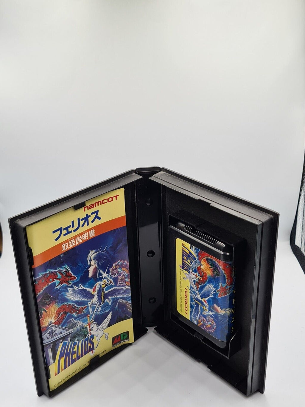Sega Mega Drive Phelios mit OVP und Anleitung Japan Version - T-Retro-Games 