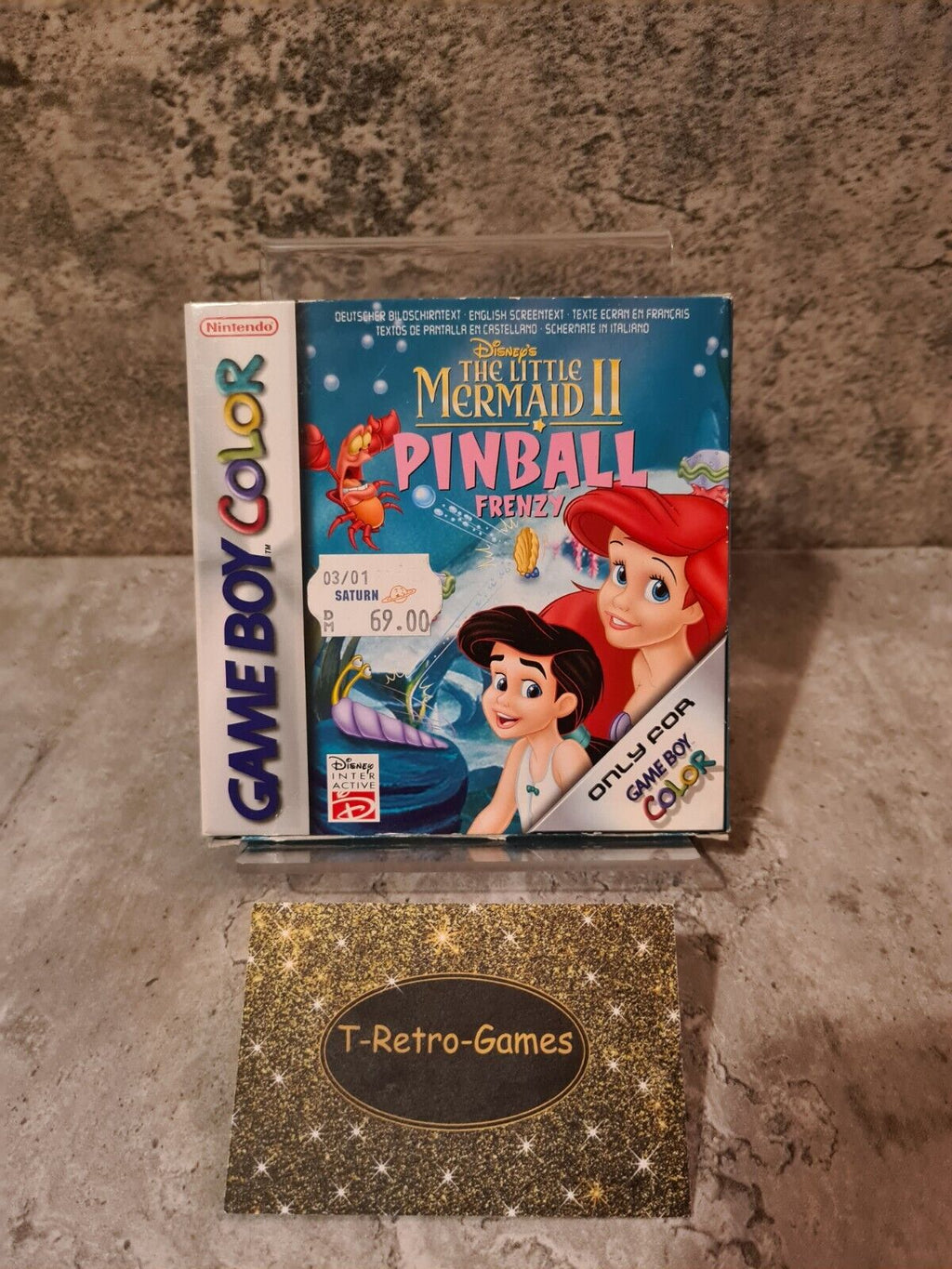 Gameboy Color Disney's The Little Mermaid II Pinball Frenzy + OVP und Anleitung - T-Retro-Games 