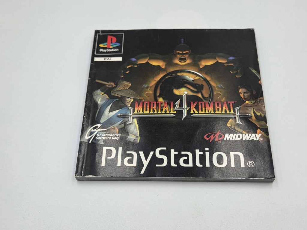 PS1 Playstation 1 Mortal Kombat 4 mit OVP und Anleitung Multilingual 