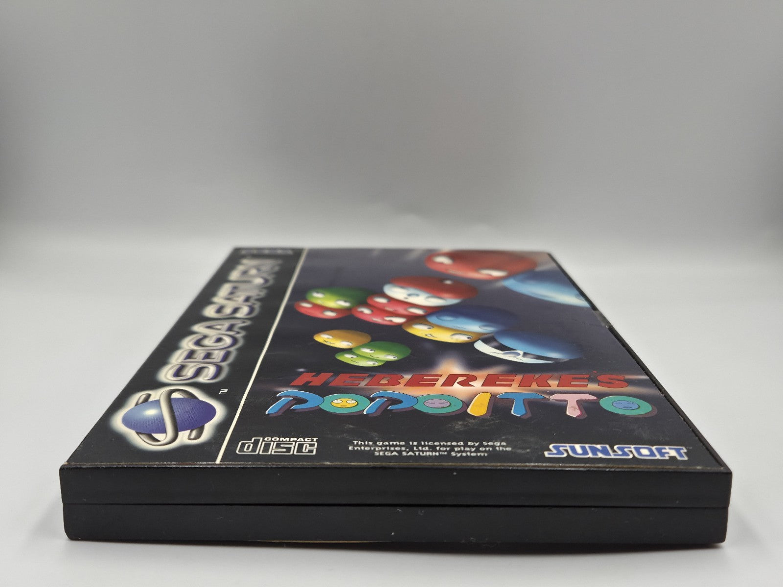Sega Saturn Spiel Heberekes Popoitto mit OVP und Anleitung  Multilingual