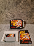 SNES Super Nintendo Bubsy II mit OVP und Anleitung EUR - T-Retro-Games 
