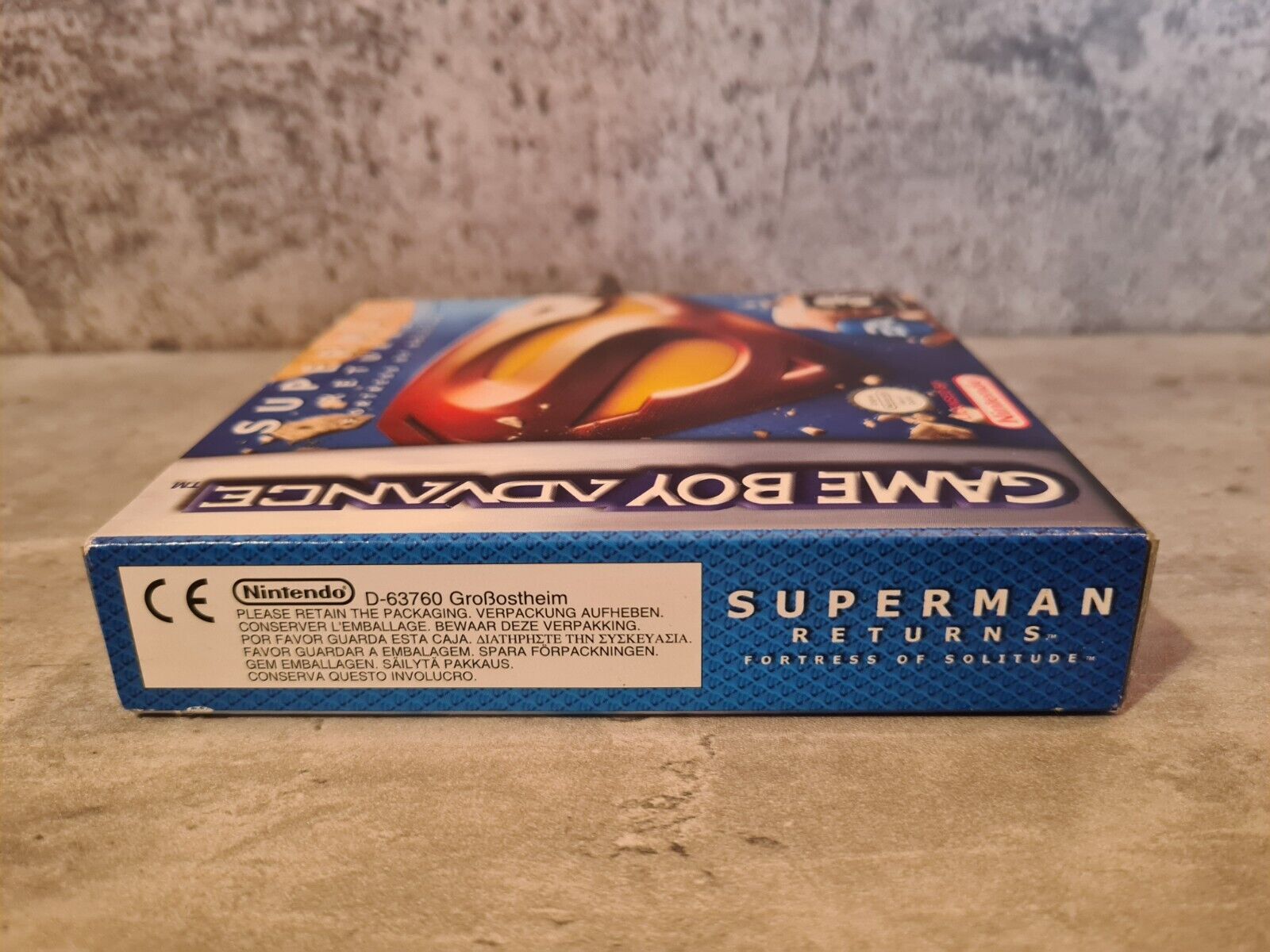 Nintendo Gameboy Advance Superman Returns mit OVP und Anleitung HOL - T-Retro-Games 