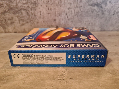 Nintendo Gameboy Advance Superman Returns mit OVP und Anleitung HOL - T-Retro-Games 