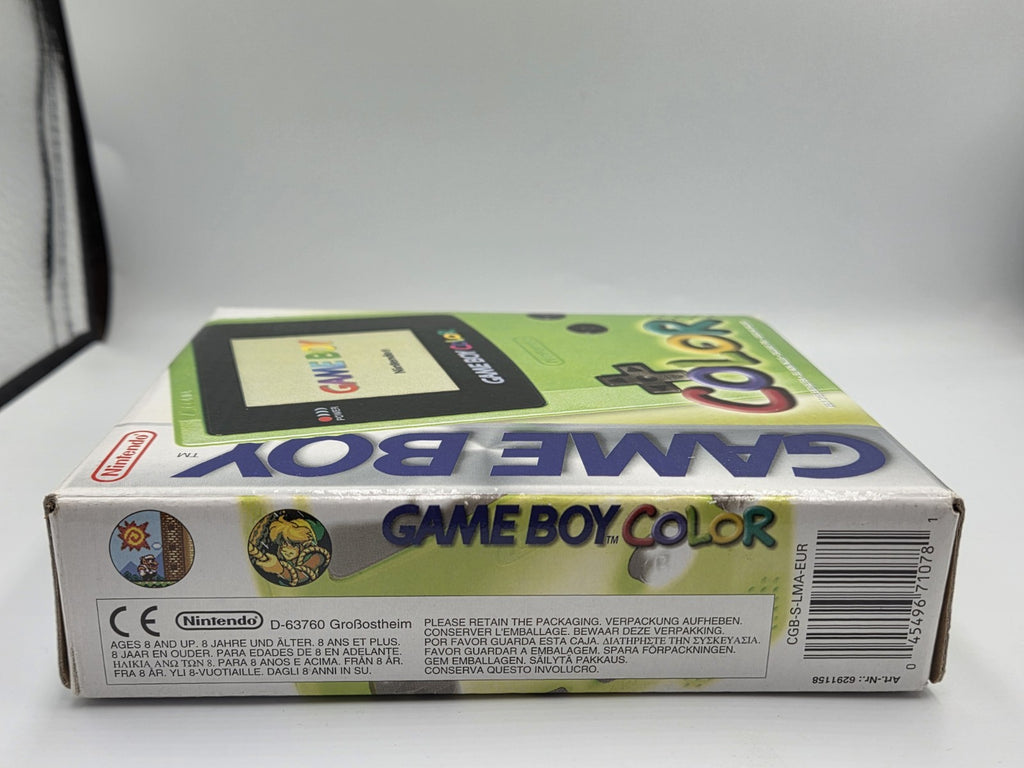 Nintendo Game Boy Color OVP Console Konsole EUR Neon Grün Lime Green 