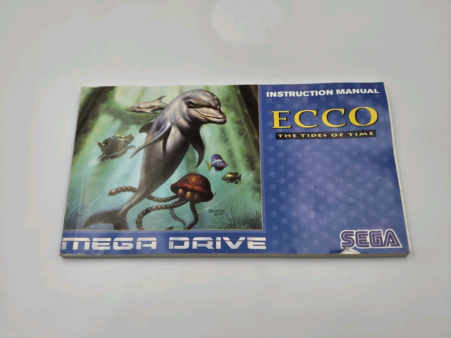 Sega Mega Drive Spiel Ecco The Tides of Time mit OVP und Anleitung Multilingual 