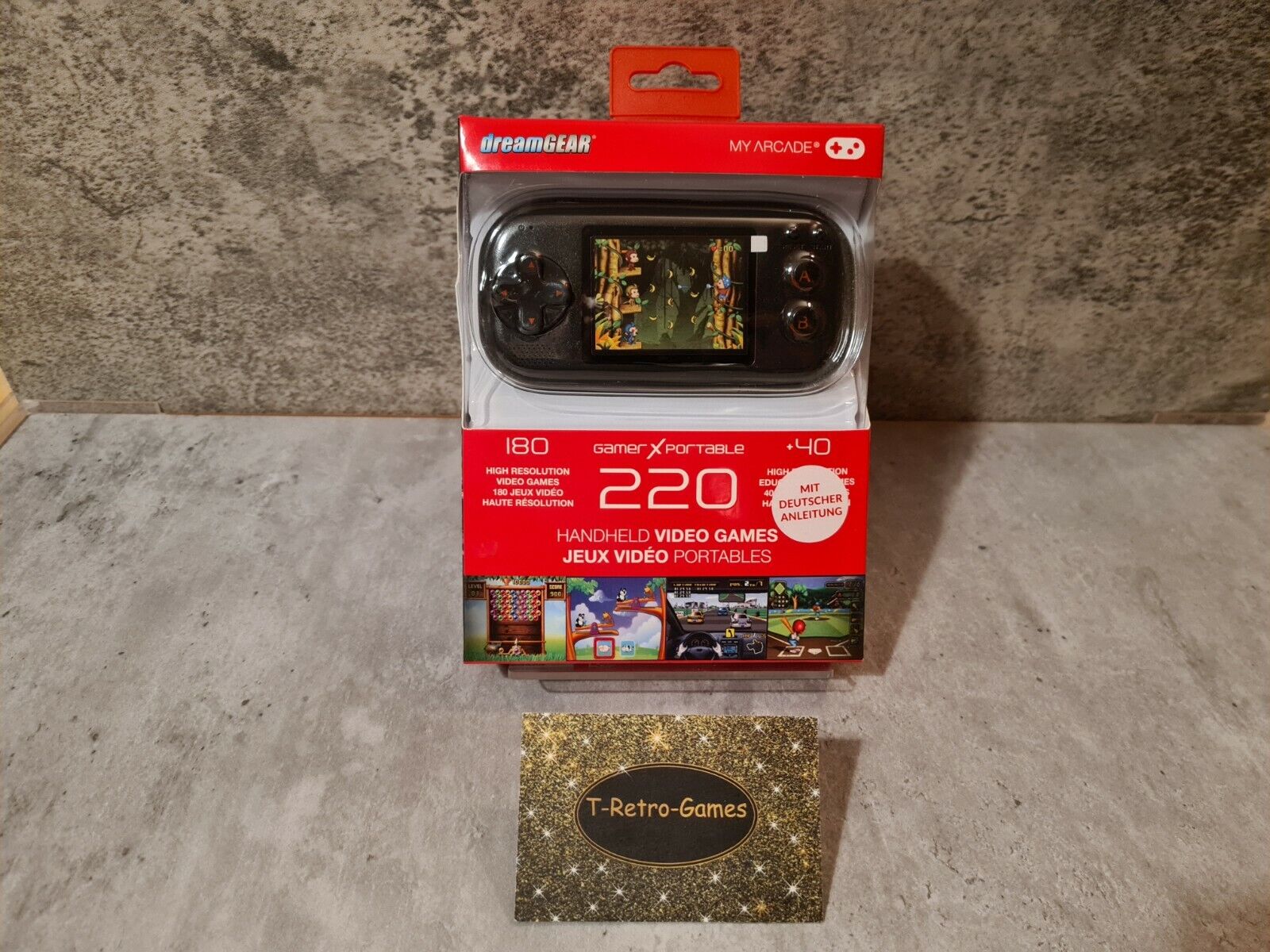 DreamGear 220 Handheld Video Games Neu - T-Retro-Games 