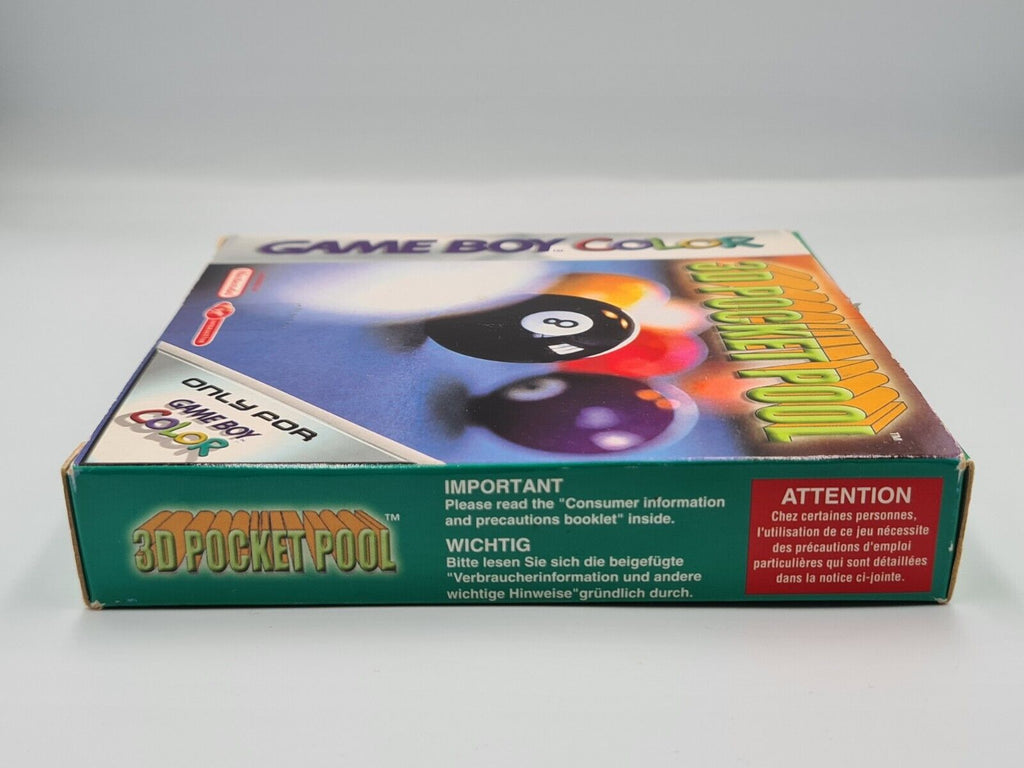 Nintendo Game Boy Color 3D Pocket Pool mit OVP und Anleitung EUR - T-Retro-Games 