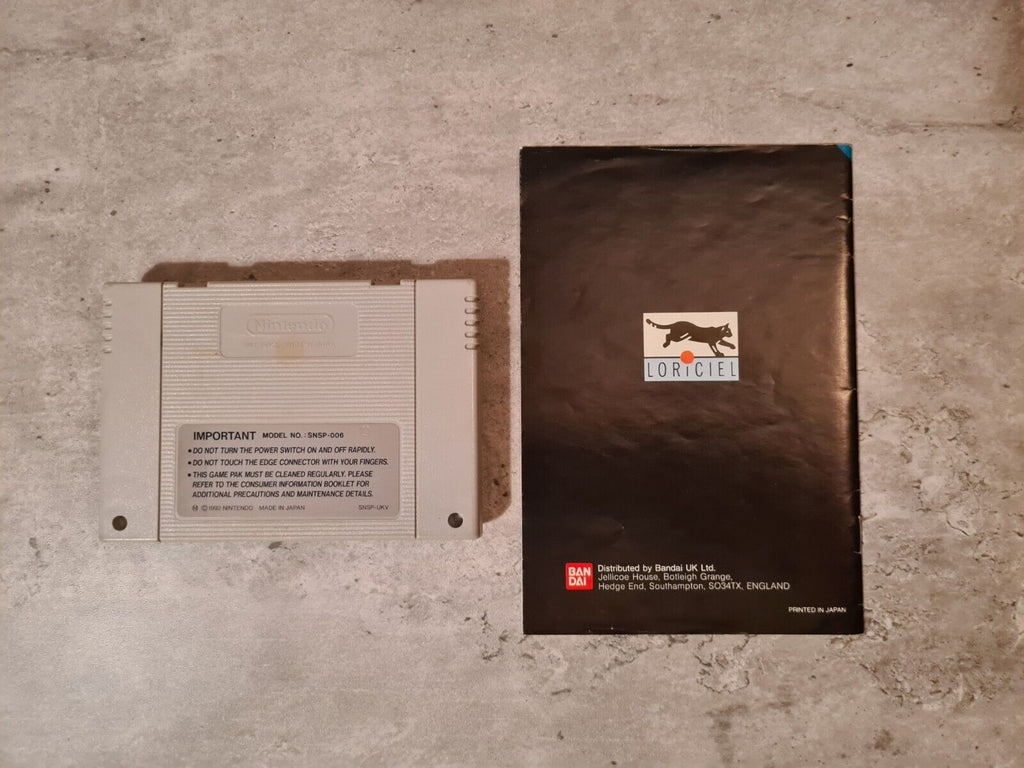 SNES Super Nintendo International Tennis Tour mit OVP und Anleitung UKV - T-Retro-Games 