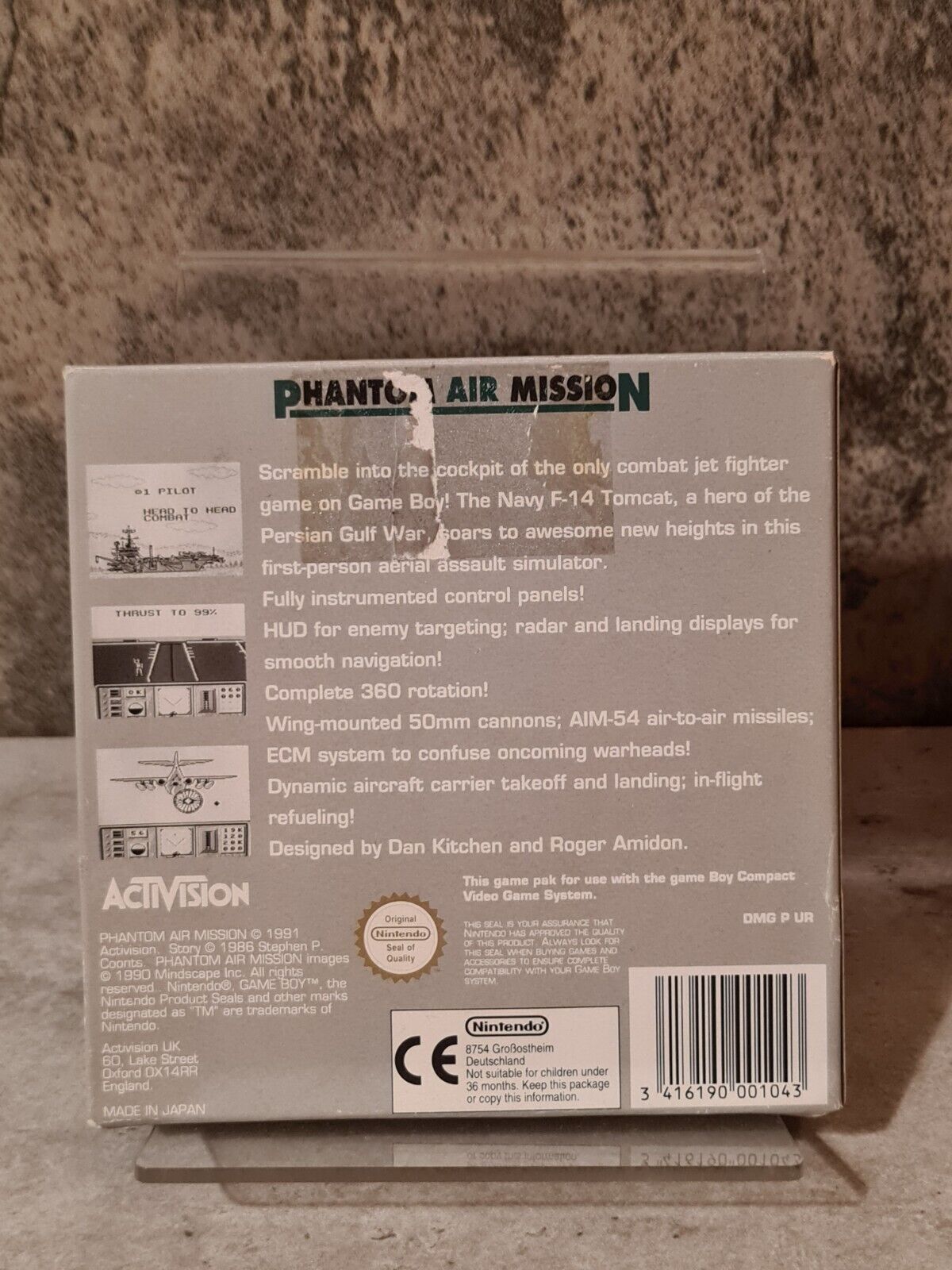 Nintendo Game Boy Classic Spiel Phantom Air Mission mit OVP und Anleitung UKV - T-Retro-Games 