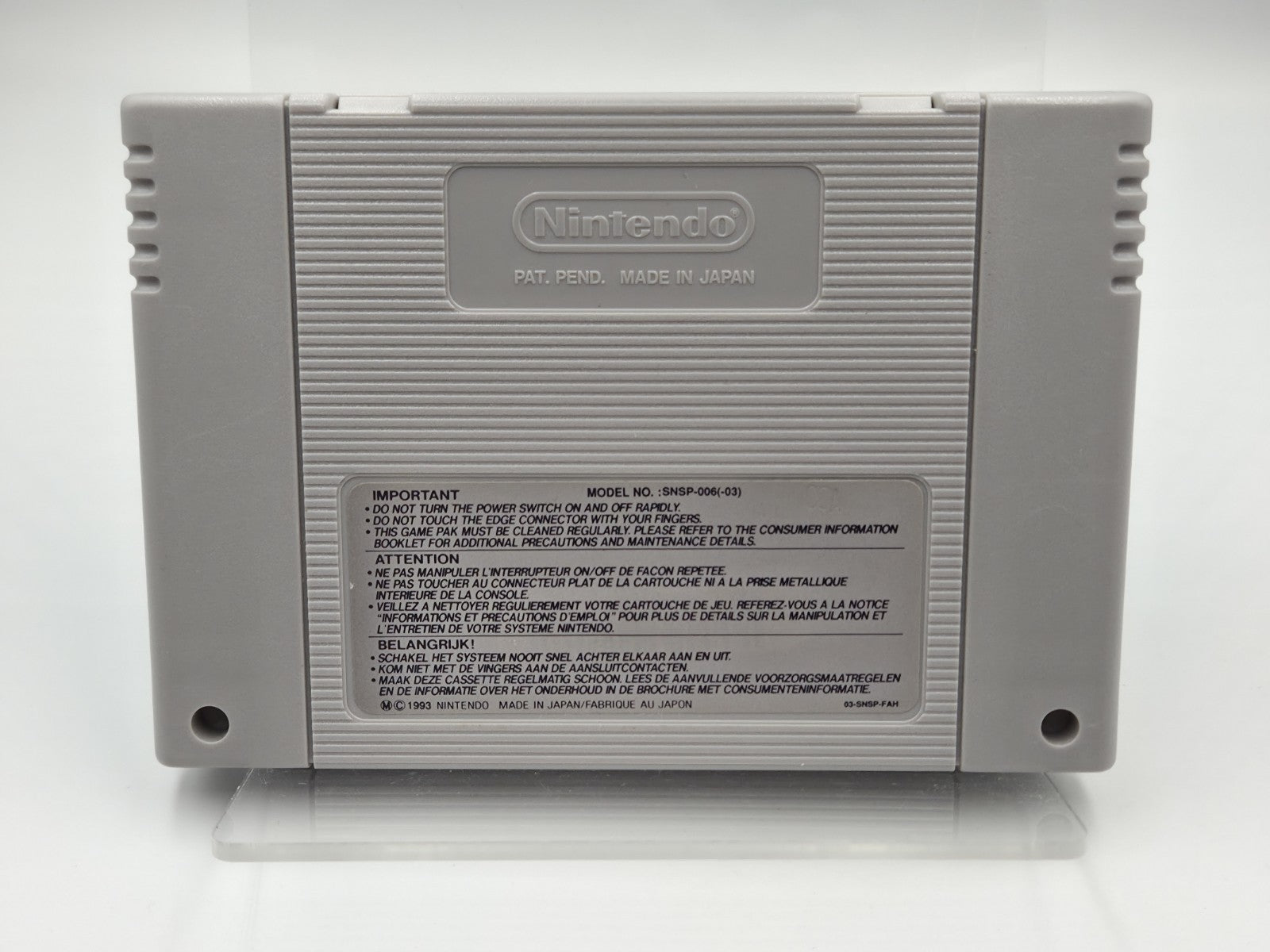 SNES Super Nintendo Super Mario World 2 Yoshi's Island Modul FAH