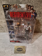 Palisades Action Figures: Series 2 Resident Evil Zombie Cop Weiß White 2001 - T-Retro-Games 