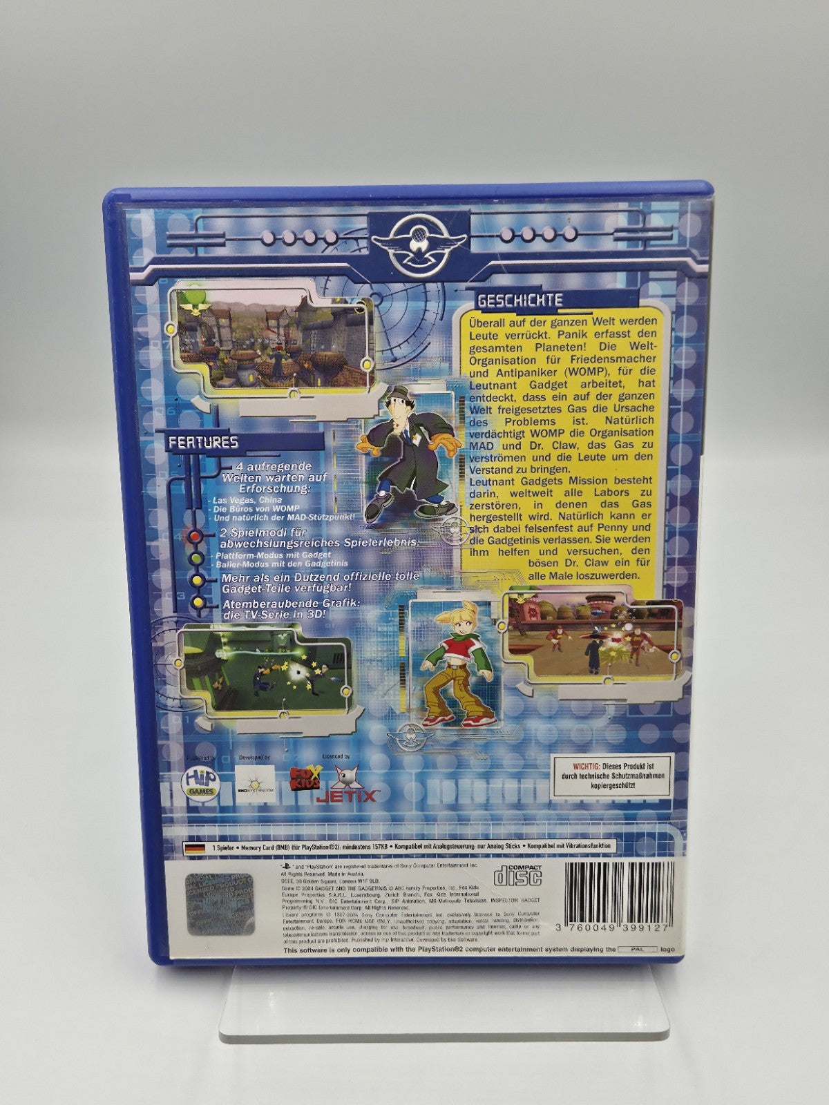 PS2 Playstation 2 Gadget & the Gadgetinis mit OVP und Anleitung Deutsch