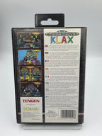 Sega Mega Drive Spiel Klax mit OVP und Anleitung Multilingual 