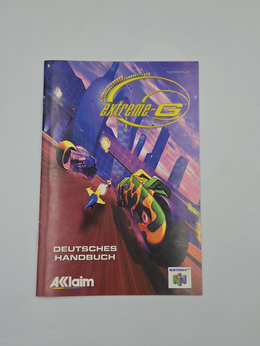 N64 Nintendo 64 Extreme-G mit OVP und Anleitung EUR