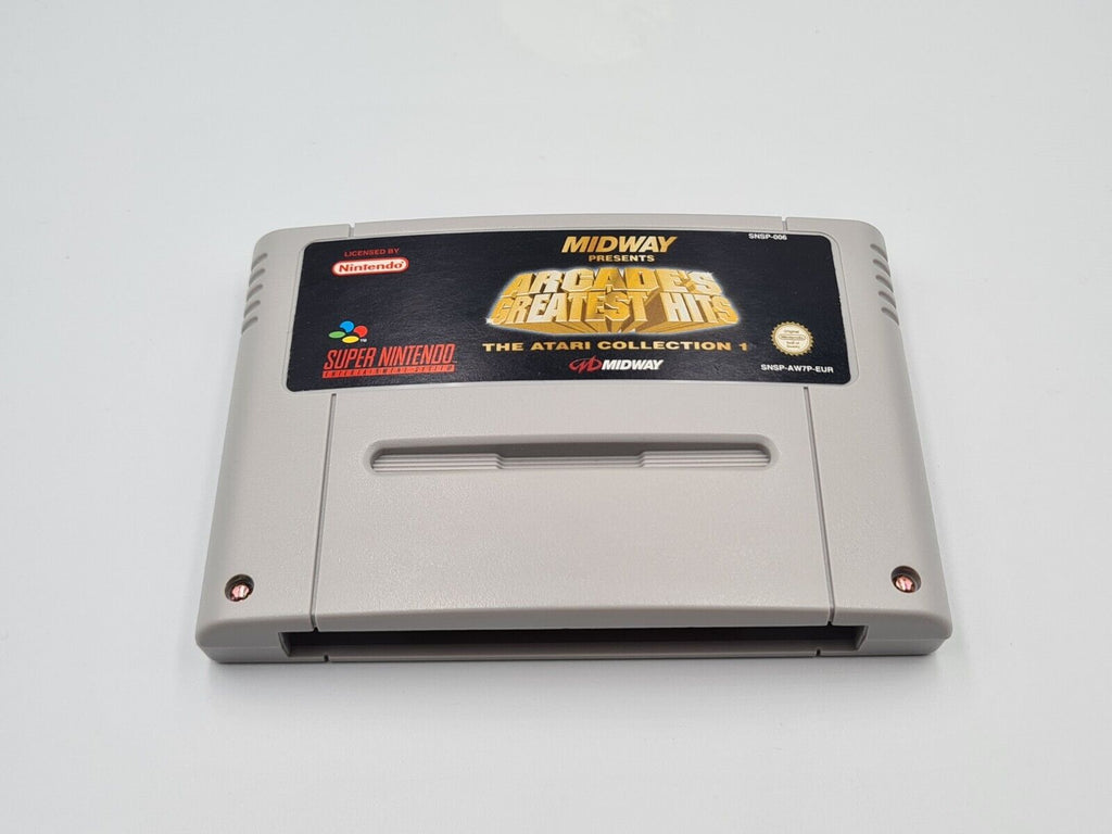 SNES Super Nintendo Arcade's Greatest Hits mit OVP und Anleitung EUR - T-Retro-Games 