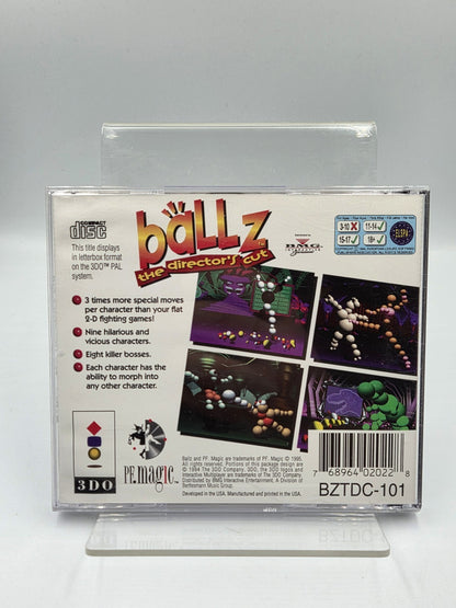 3DO Spiel Ballz The Director's Cut mit OVP und Anleitung