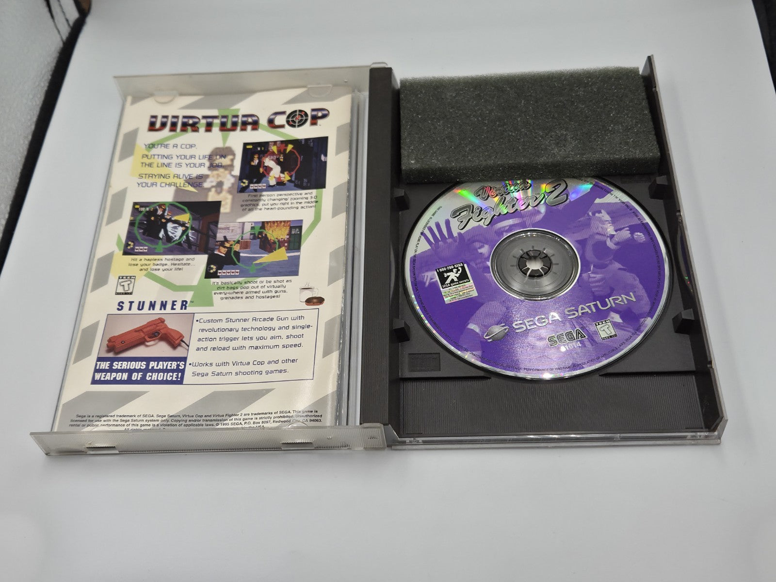 Sega Saturn Spiel Virtua Fighter 2 mit OVP und Anleitung NTSC-USA