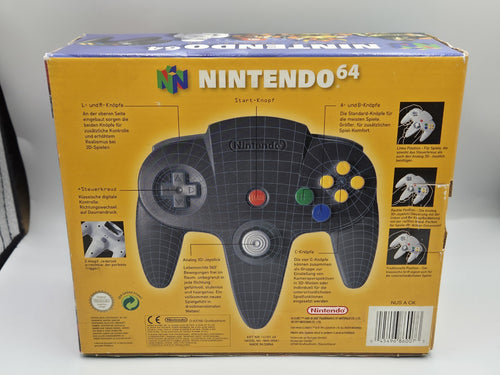 N64 Nintendo 64 Controller Joystick  Schwarz Black OVP EUR