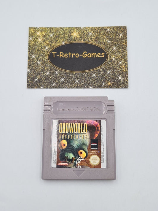 Nintendo Game Boy Classic Spiel Oddworld Adventures Modul EUR - T-Retro-Games 