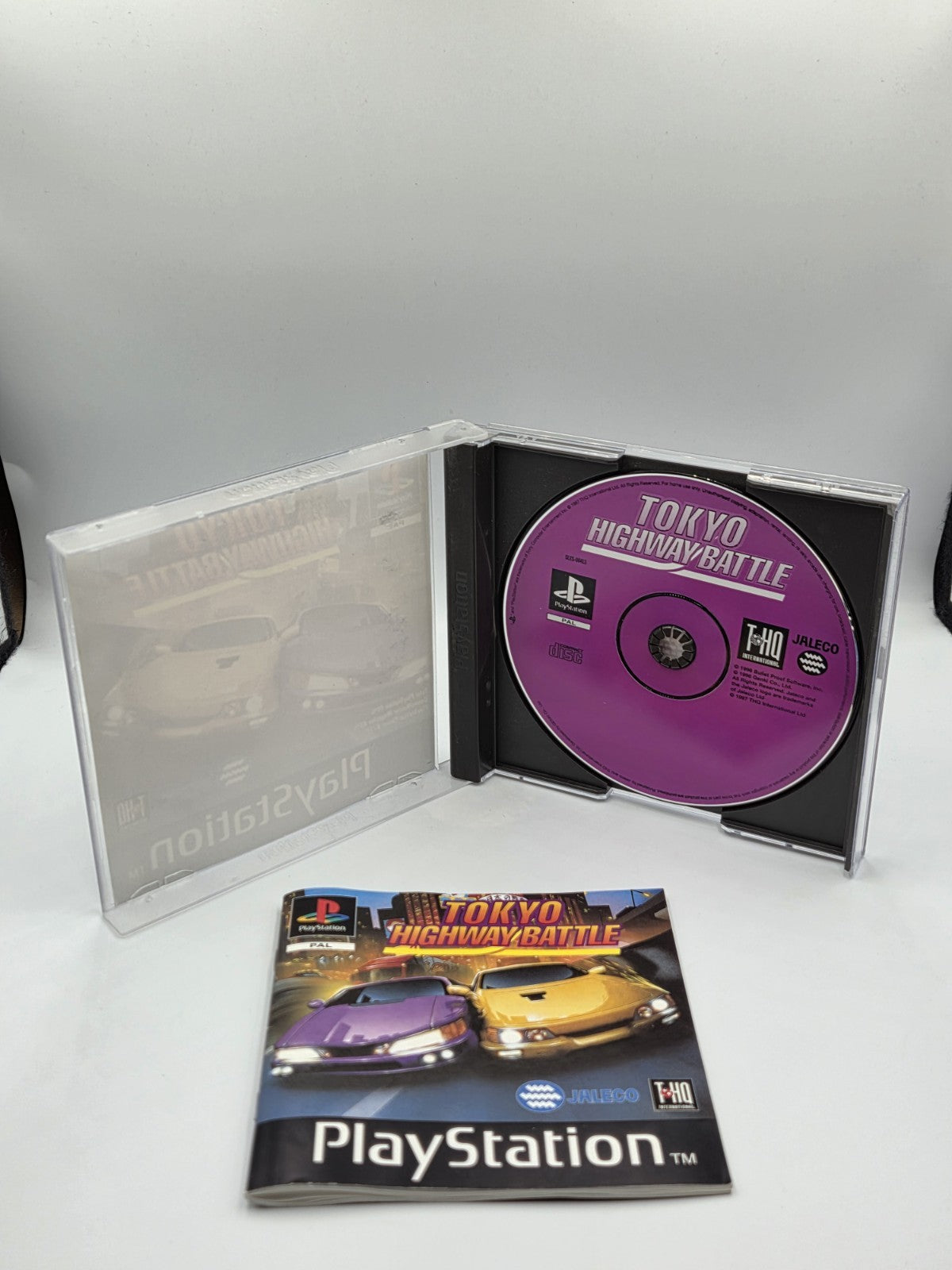 PS1 Playstation 1 Tokyo Highway Battle mit OVP und Anleitung Multilingual - T-Retro-Games 