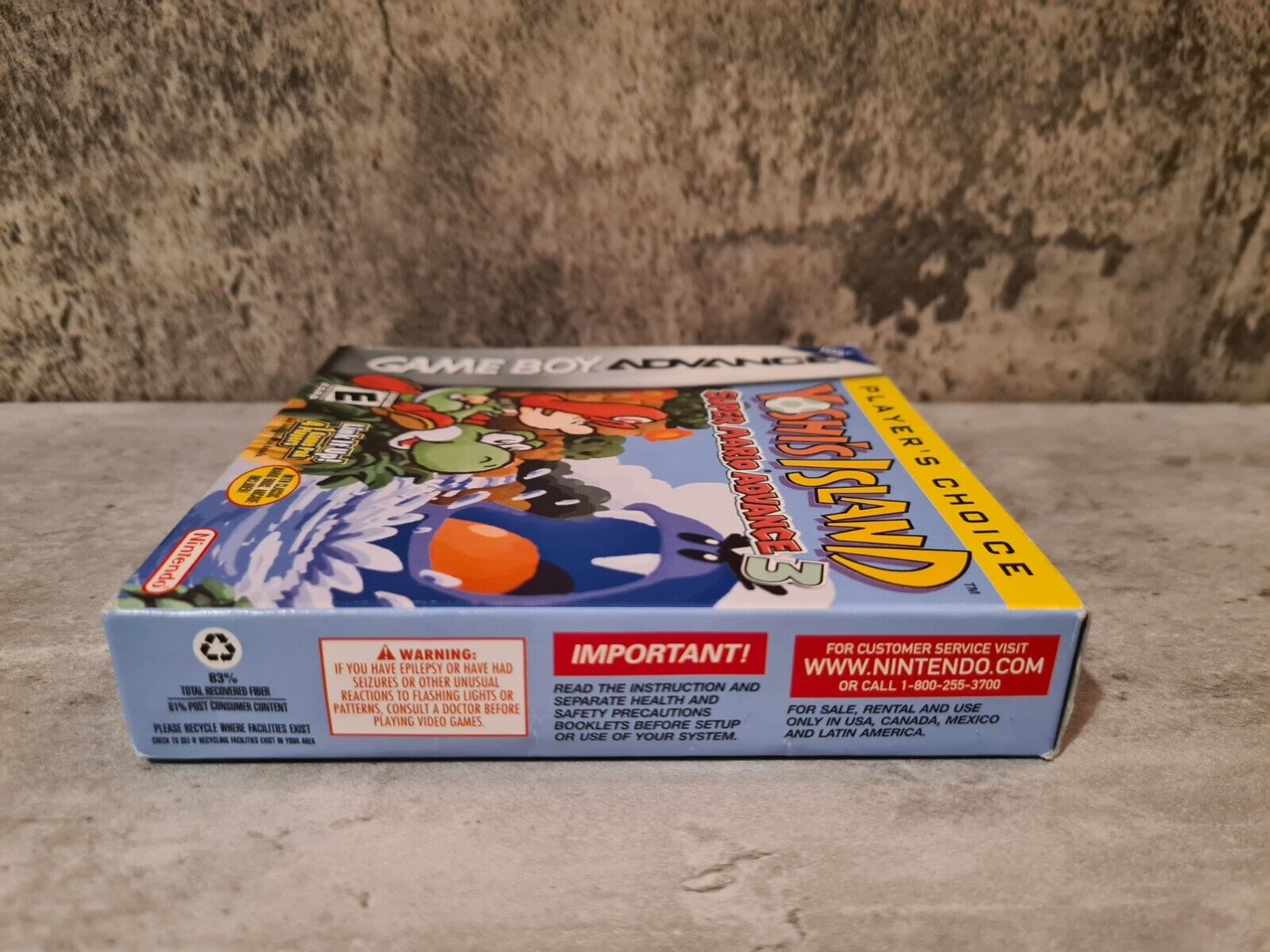 Gameboy Advance Yoshi's Island mit OVP und Anleitung USA - T-Retro-Games 